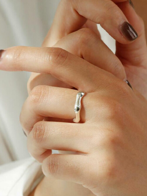 제이누이 내추럴 물결링 silver