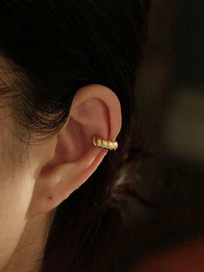 제이누이 글루즈 이어커프 14k gold plated