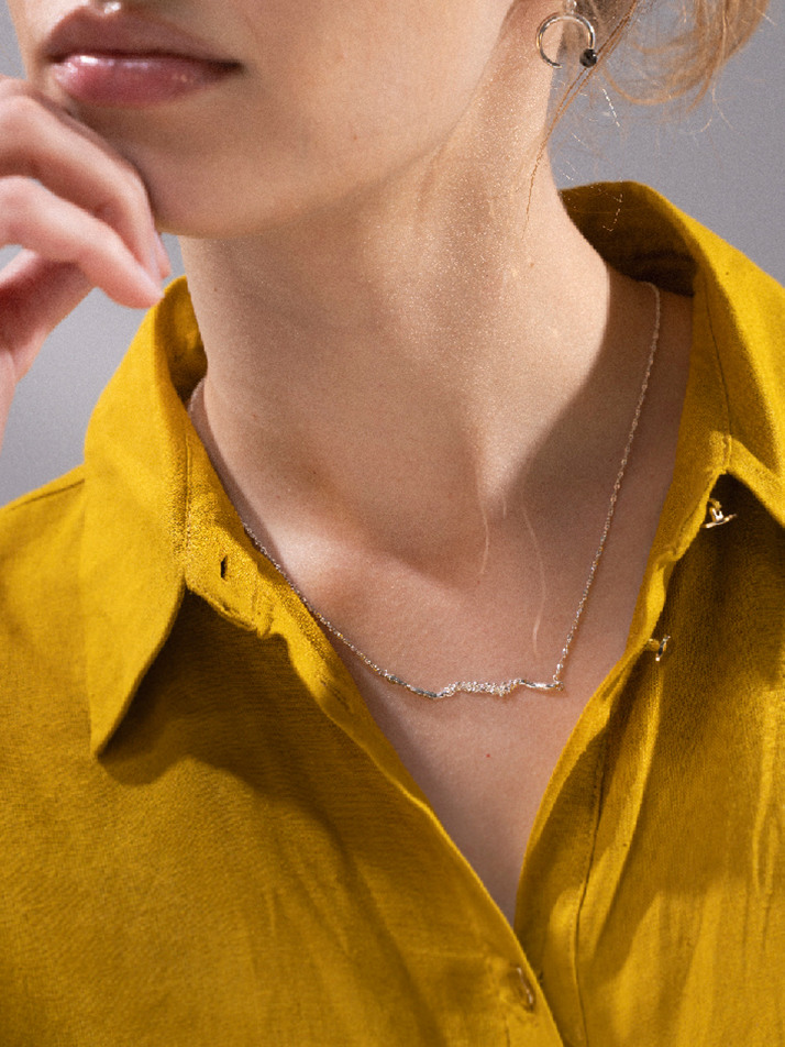 제이누이 그레인 목걸이 silver