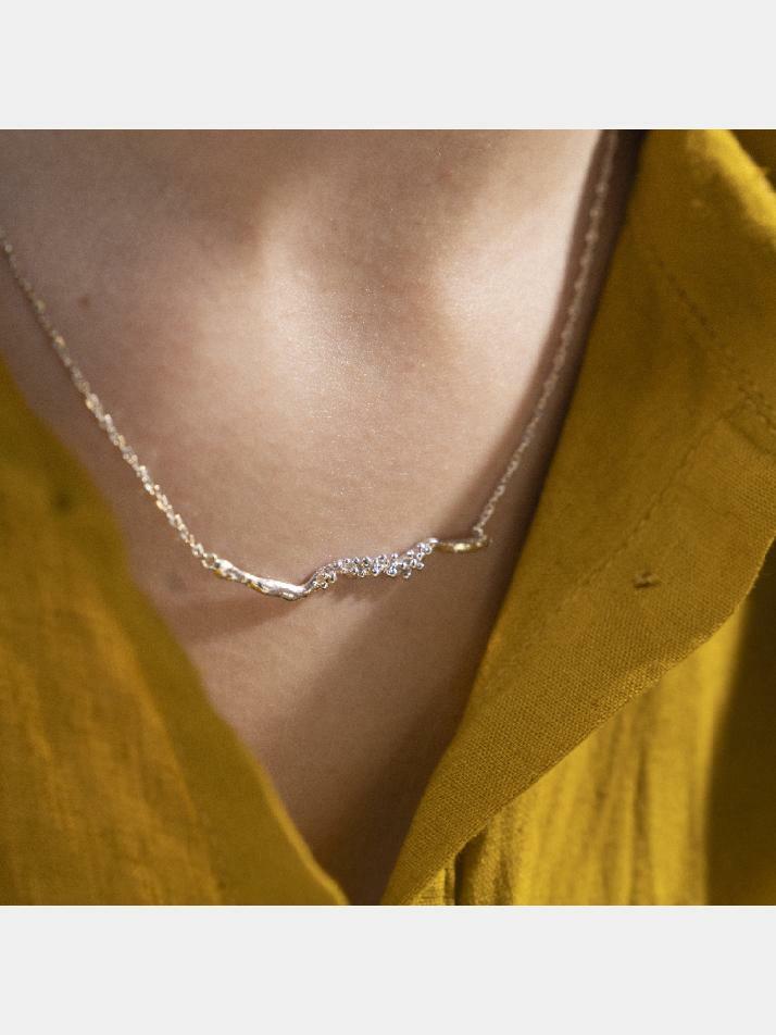 제이누이 그레인 목걸이 silver