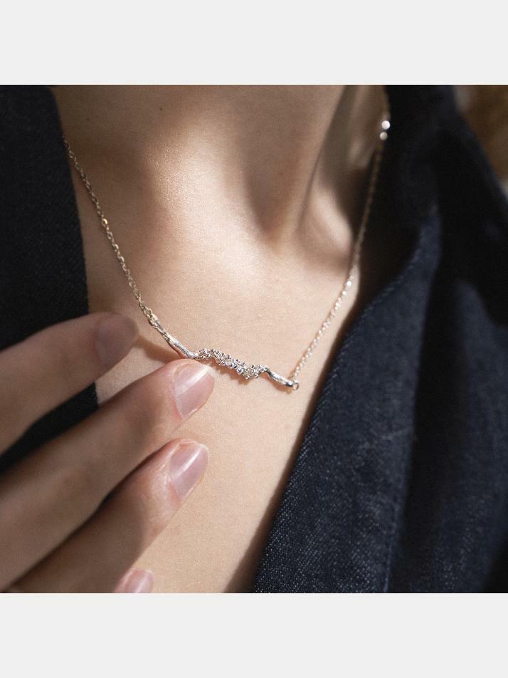 제이누이 그레인 목걸이 silver