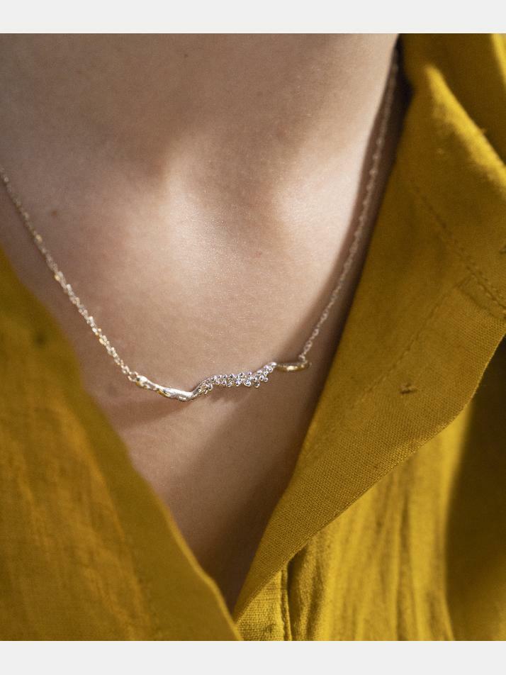 제이누이 그레인 목걸이 silver