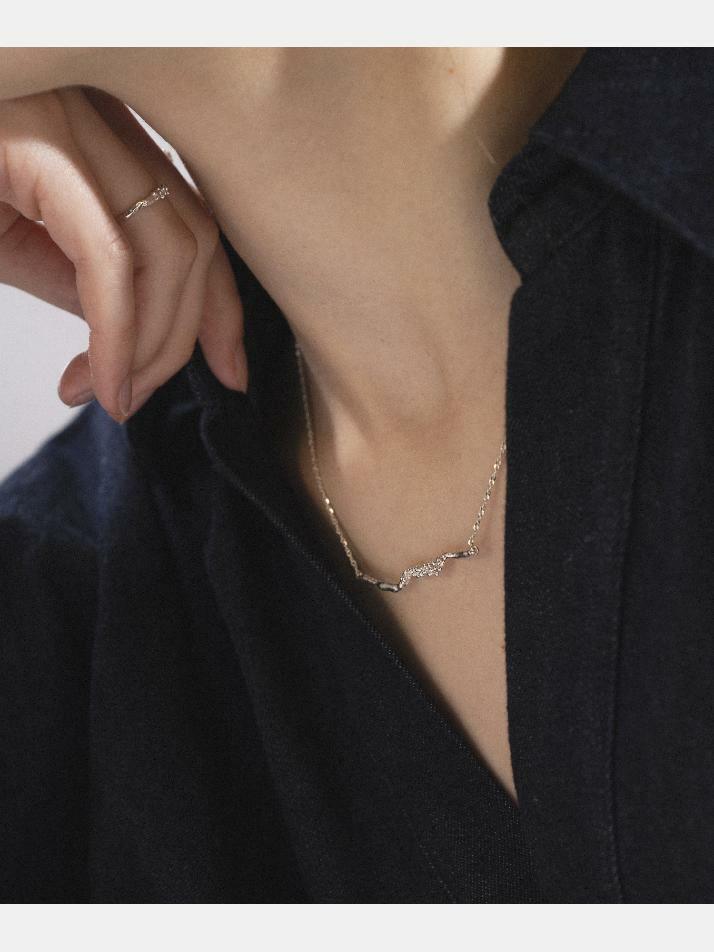 제이누이 그레인 목걸이 silver