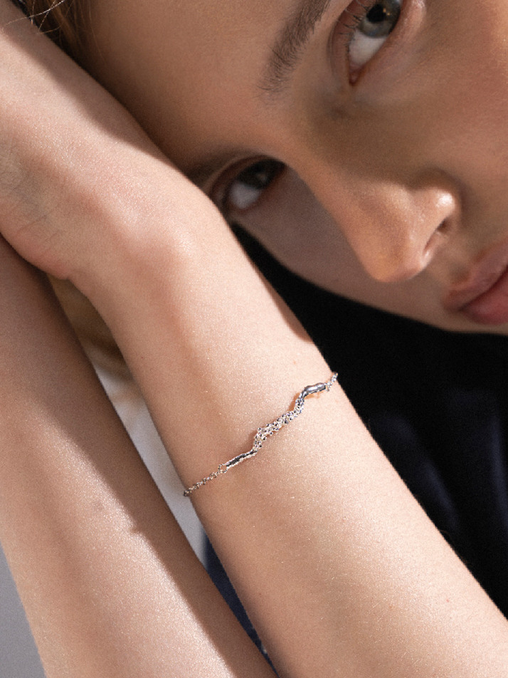 제이누이 그레인 팔찌 silver