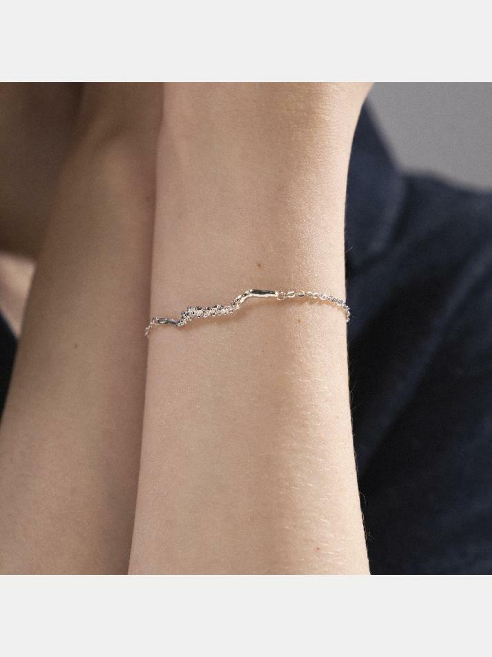 제이누이 그레인 팔찌 silver