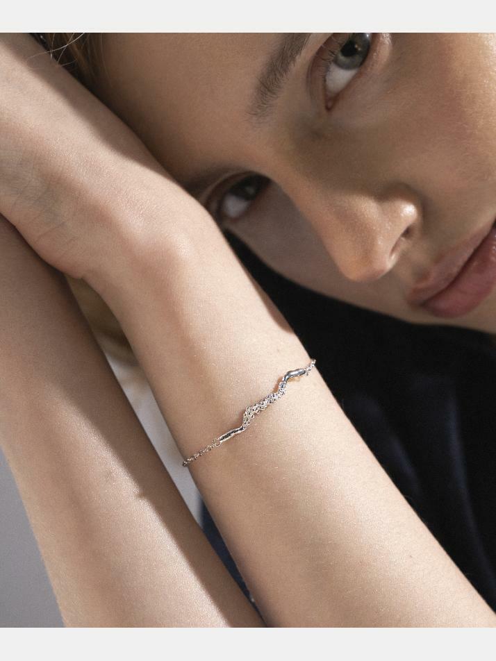 제이누이 그레인 팔찌 silver