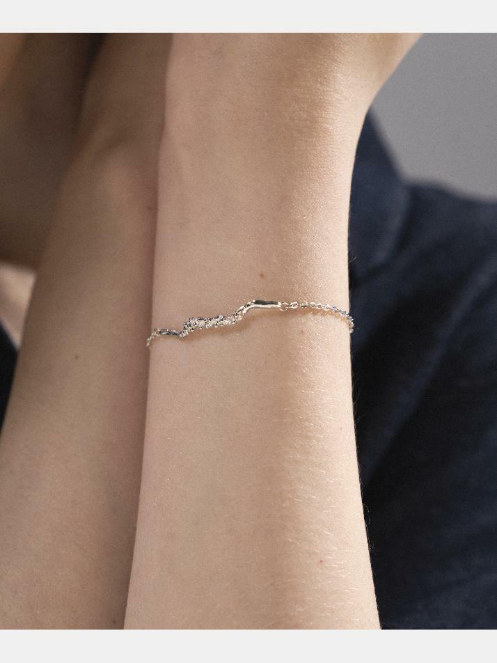 제이누이 그레인 팔찌 silver