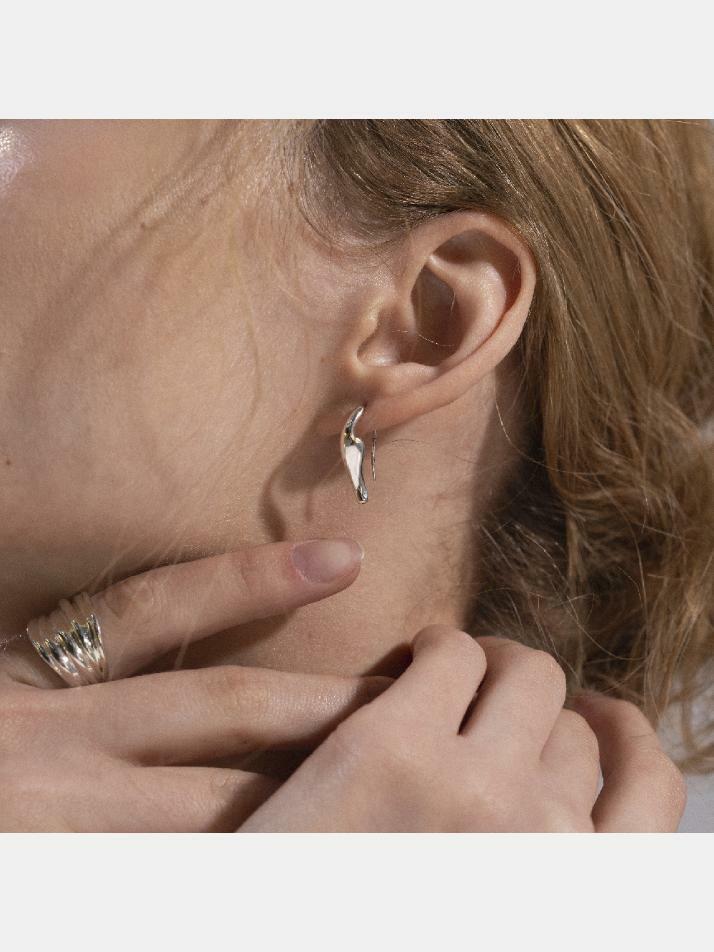 제이누이 네이처 귀걸이 silver