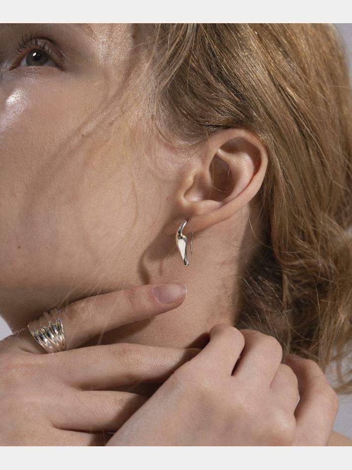 제이누이 네이처 귀걸이 silver