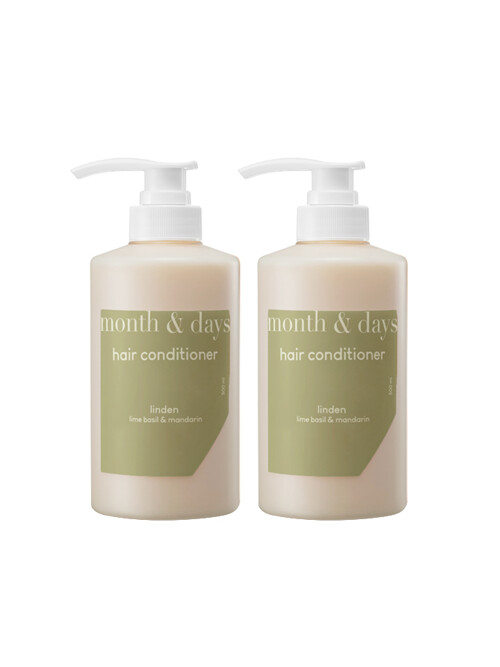 먼스앤데이즈 퍼퓸케어 컨디셔너 린든 라임 앤 바질 500ml x 2개