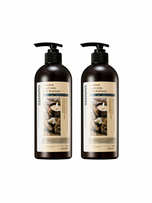 수아비스 아르간 두피케어 샴푸 500ml *2개