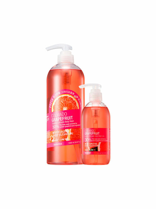 수아비스 꼴마도 그레이프플룻 바디워시 1000ml + 300ml