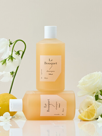 [1+1] 먼스앤데이즈 퍼퓸케어 샴푸 르 부케 플로럴향 300ml 2개