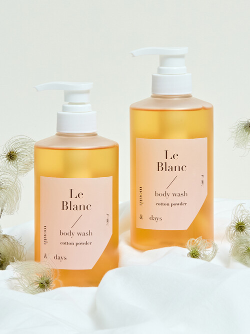 먼스앤데이즈 퍼퓸케어 바디워시 르 블랑 500ml 2개세트