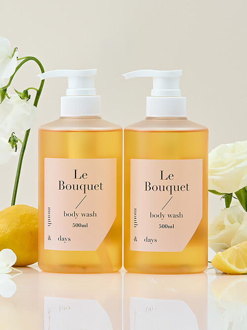 먼스앤데이즈 퍼퓸케어 바디워시 르 부케 500ml x 2개