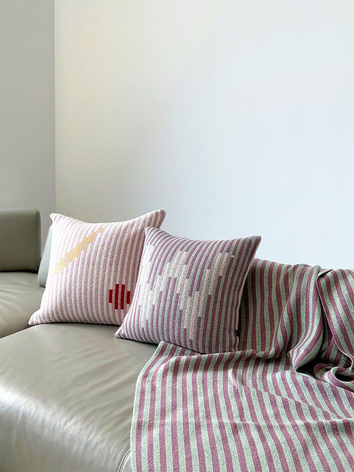 Sun & Moon - W Pink Cushion