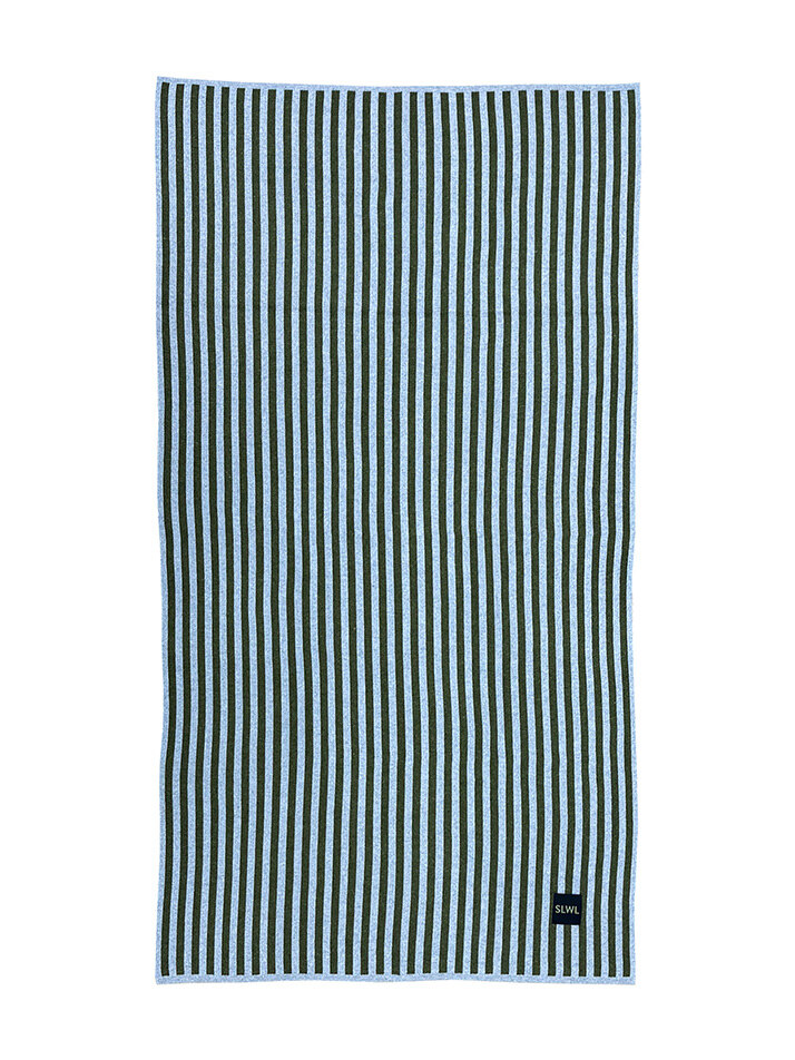 Khaki / Blue Blanket