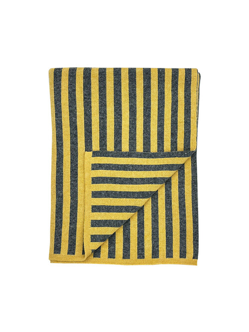 Yellow / Gray Blanket