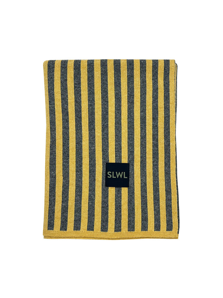 Yellow / Gray Blanket