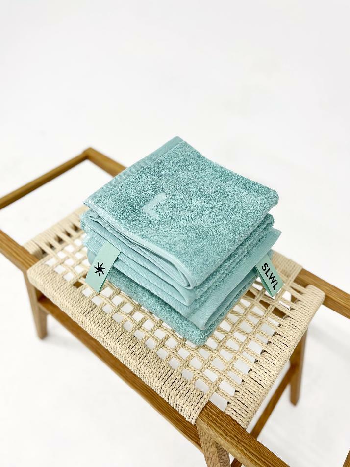 [선물포장] Calm Afternoon Sky Blue - Face Towel