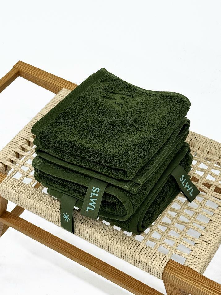 [선물포장] Deep Forest Khaki - Face Towel