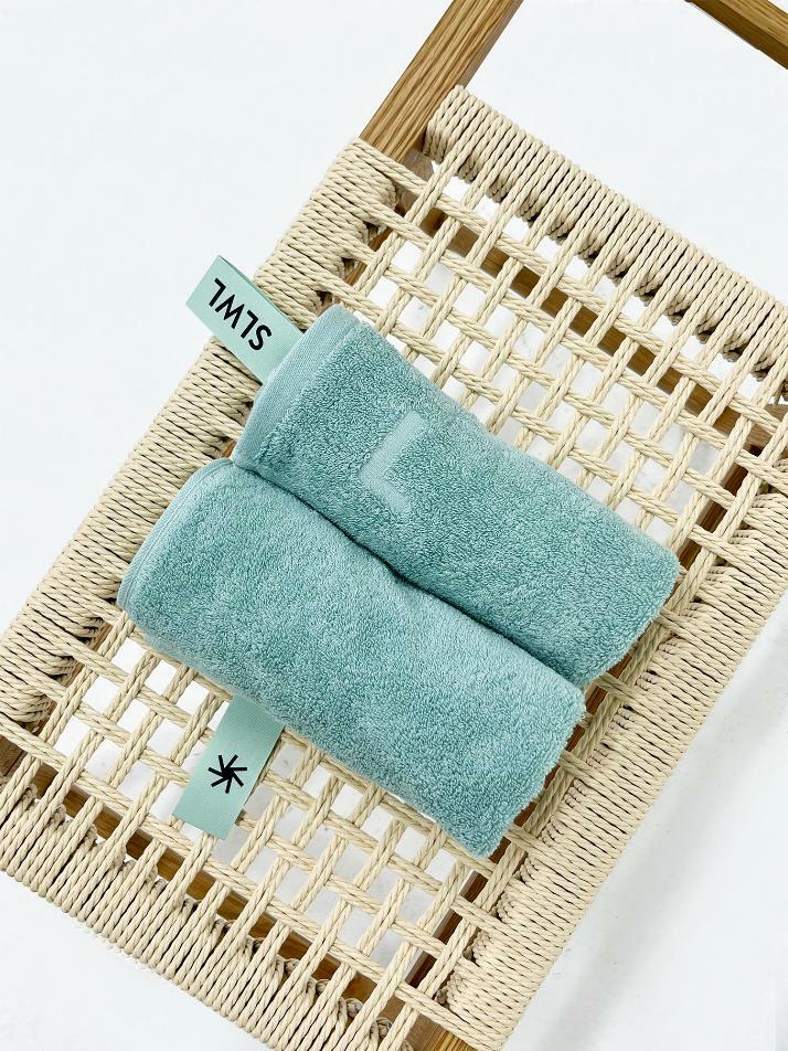 [선물포장] Calm Afternoon Sky Blue - Hand Towel 2P SET