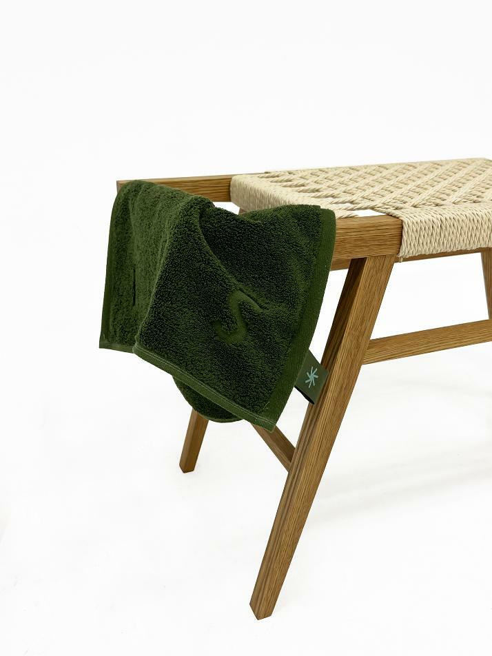 [선물포장] Deep Forest Khaki - Hand Towel 2P SET