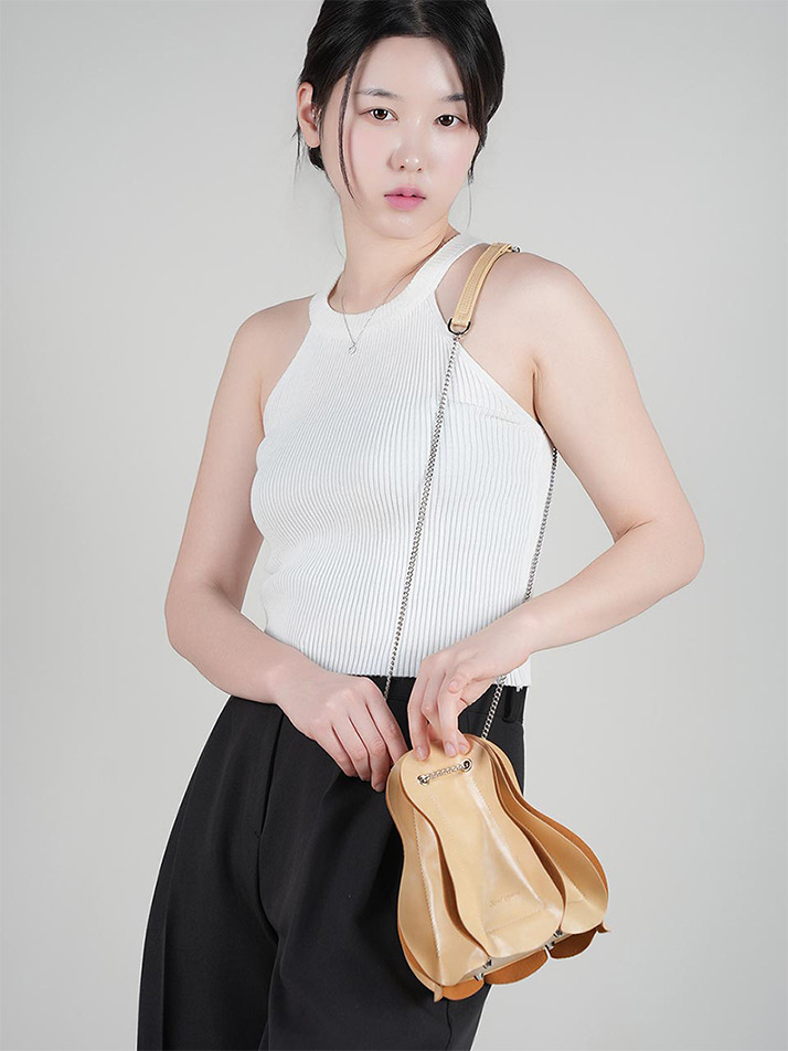 크라프얀 웨이비 체인 미니백 크로스백 허니오커