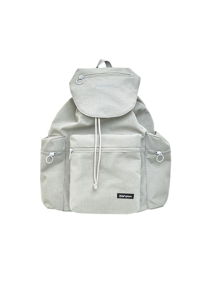 크라프얀 박시 포켓 백팩 그레이시민트