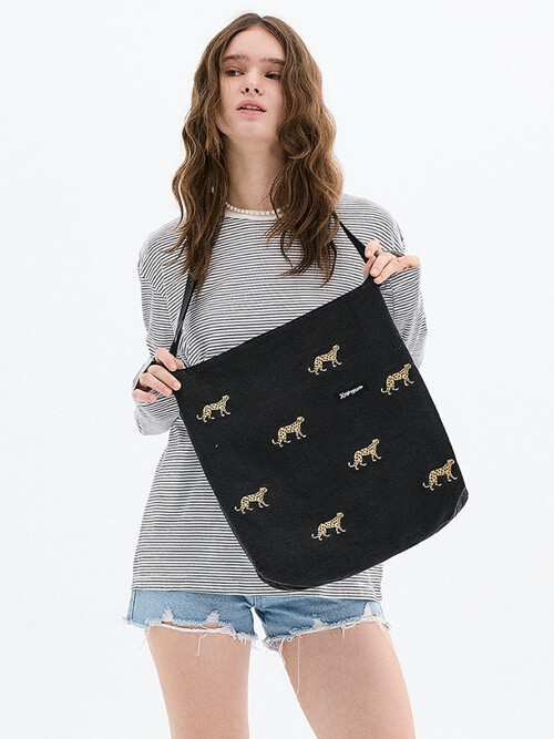 크라프얀 린넨 에코백 코지사파리 블랙