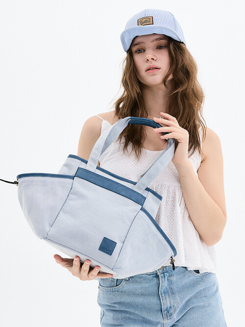 크라프얀 토트 숄더백 블루