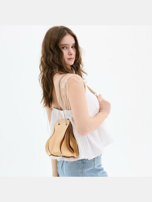 크라프얀 웨이비 체인 미니백 크로스백 허니오커