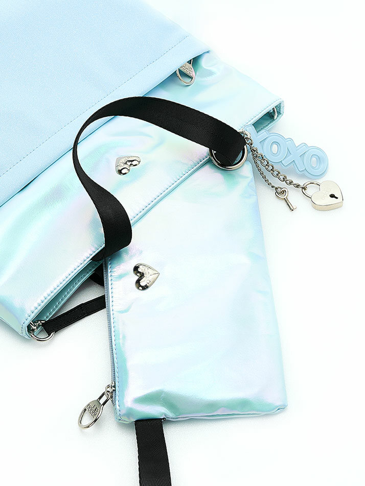 오드비 비 마이 하트 필통 파우치 라이트블루 Lightblue