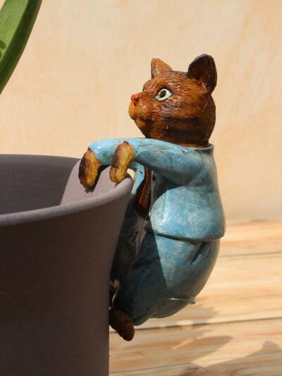 자디노피아 피터래빗 화분인형 (톰) Tom Kitten Pot Buddy