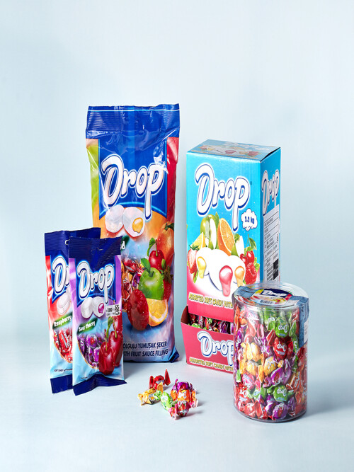 타야스 드롭 어소티드 소프트캔디 봉지, 1kg