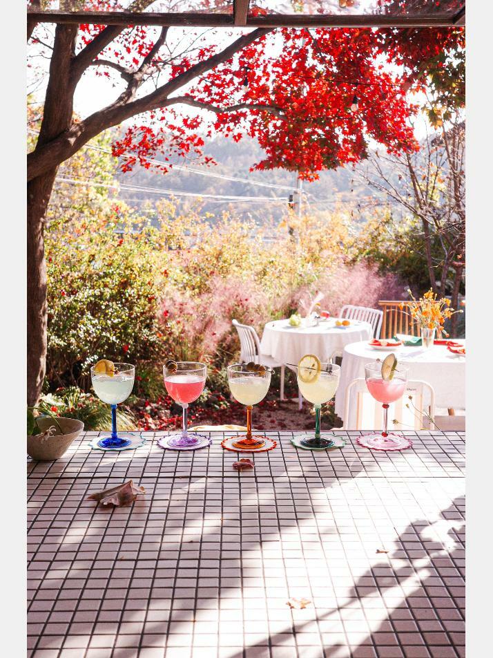 [선물포장] 고급와인잔 예쁜 고블렛 4color