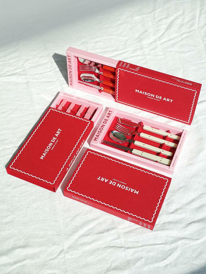 [선물포장] 봉봉 커트러리 (숫가락,젓가락,포크,나이프) 6color