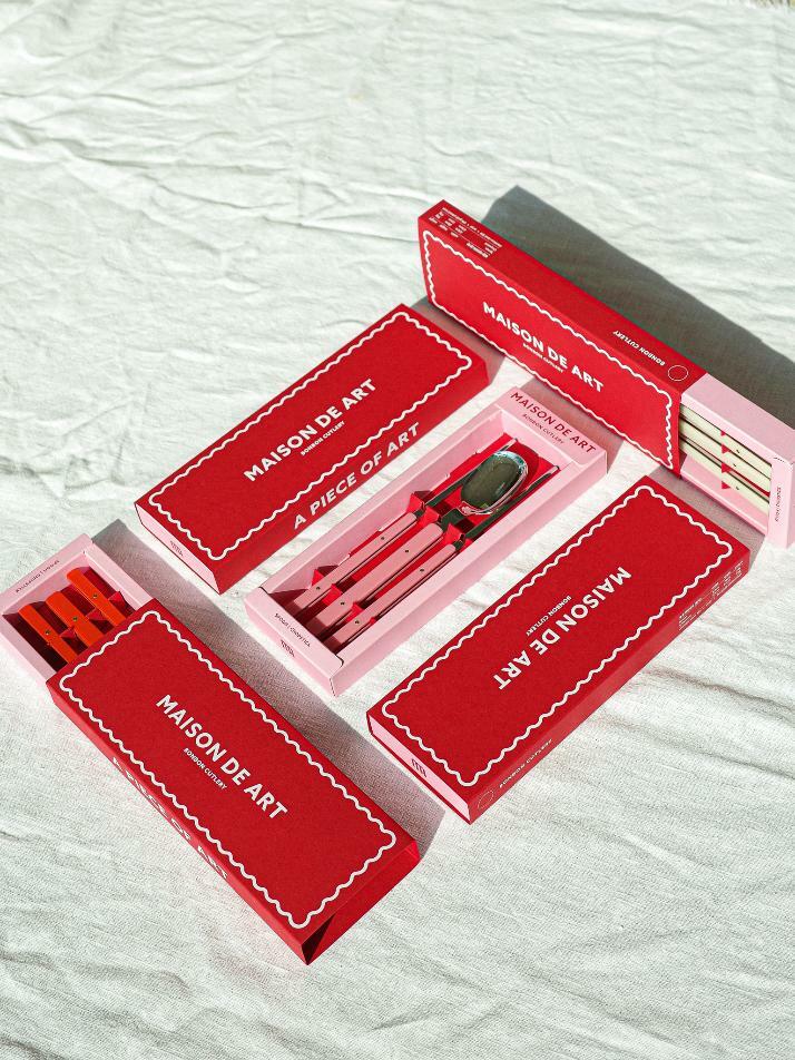 [선물포장] 봉봉 커트러리 (숫가락+젓가락) 6color