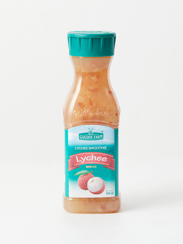 [골든팜] 리치 과일청 음료베이스 500ml x 2입