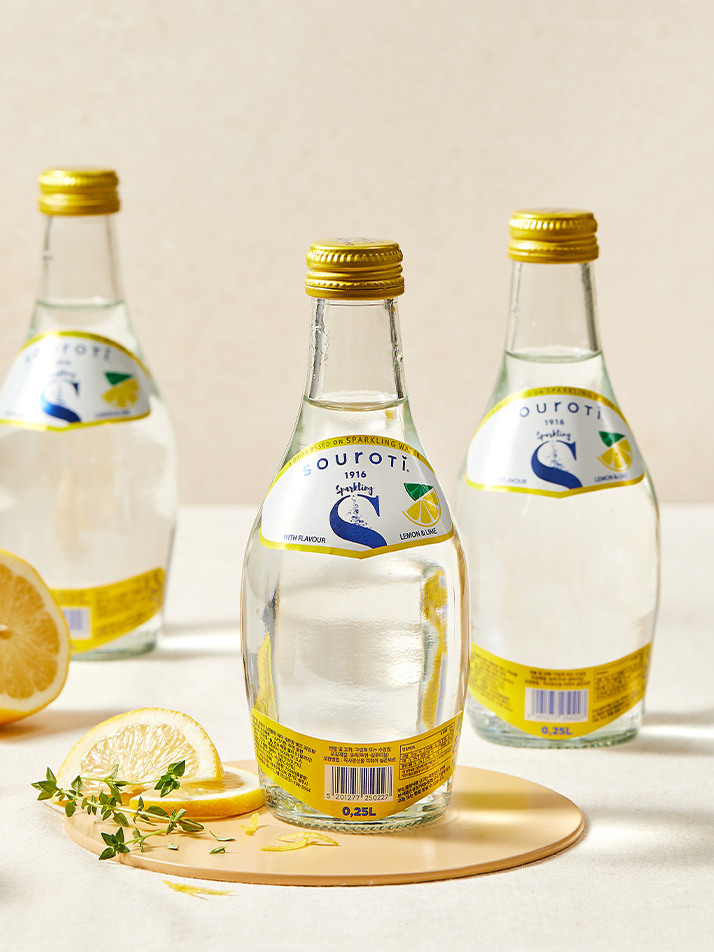 [샤로티] 스파클링 워터 탄산수 레몬라임 250ml x 12입