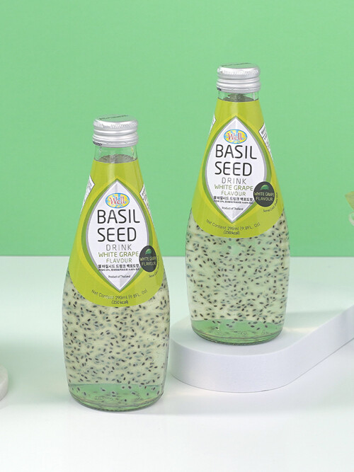 [웰] 바질시드 백포도 290ml x12입