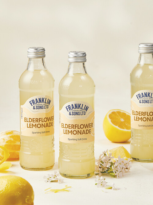 [프랭클린] 엘더플라워 레모네이드 탄산음료 275ml x 12입