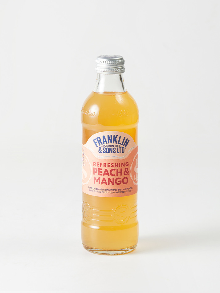 [프랭클린] 피치 & 망고 탄산음료 275ml x 12입