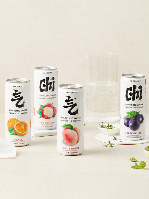 [치] 포레스트 제로슈거 탄산음료 버라어티팩 330ml x 24입