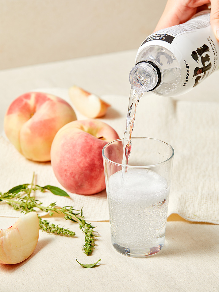 [치] 포레스트 제로슈거 복숭아향 탄산음료 480ml x 15입