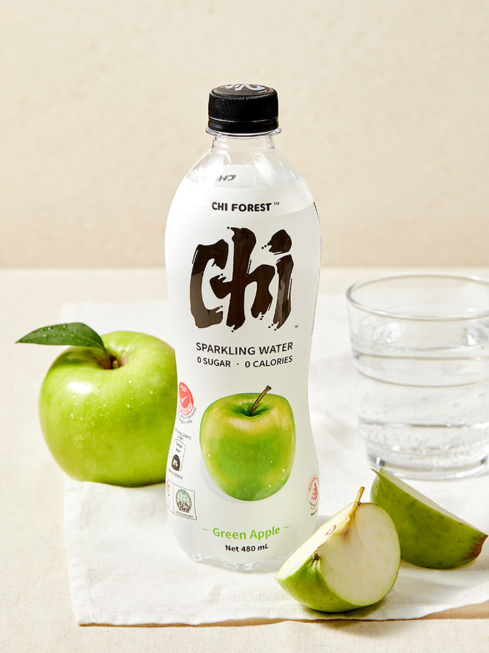 [치] 포레스트 제로슈거 사과향 탄산음료 480ml x 15입