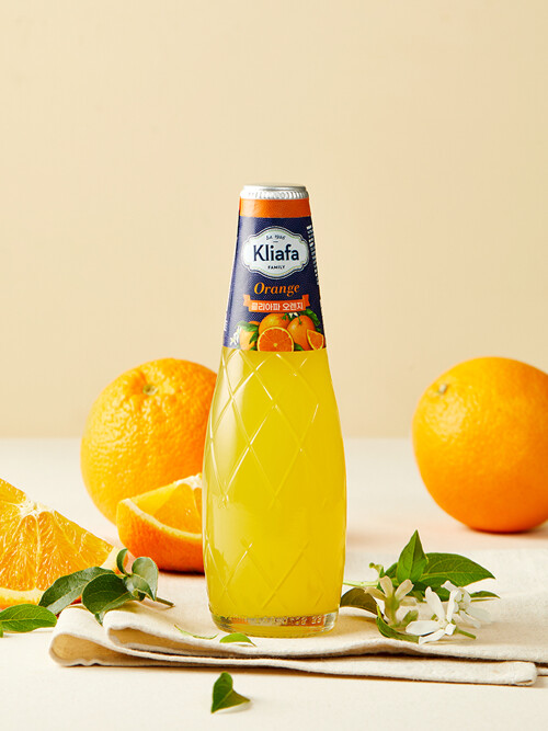 [클리아파] 그리스 오렌지 과즙 탄산음료 230ml x 12병