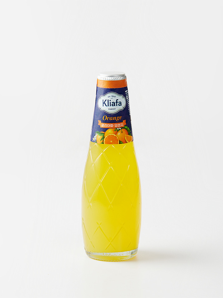 [클리아파] 그리스 오렌지 과즙 탄산음료 230ml x 12병