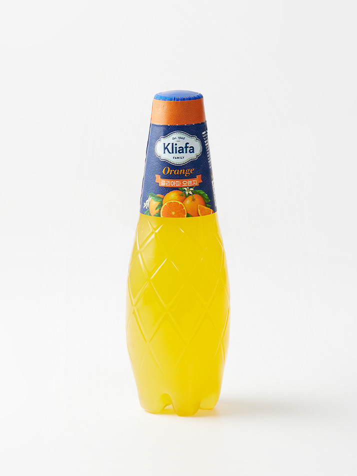 [클리아파] 그리스 오렌지 과즙 탄산음료 330ml x 24페트