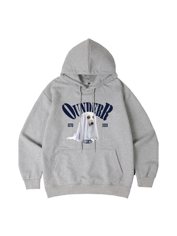 BOO 오버핏 후드 티셔츠 티셔츠 [메란지]